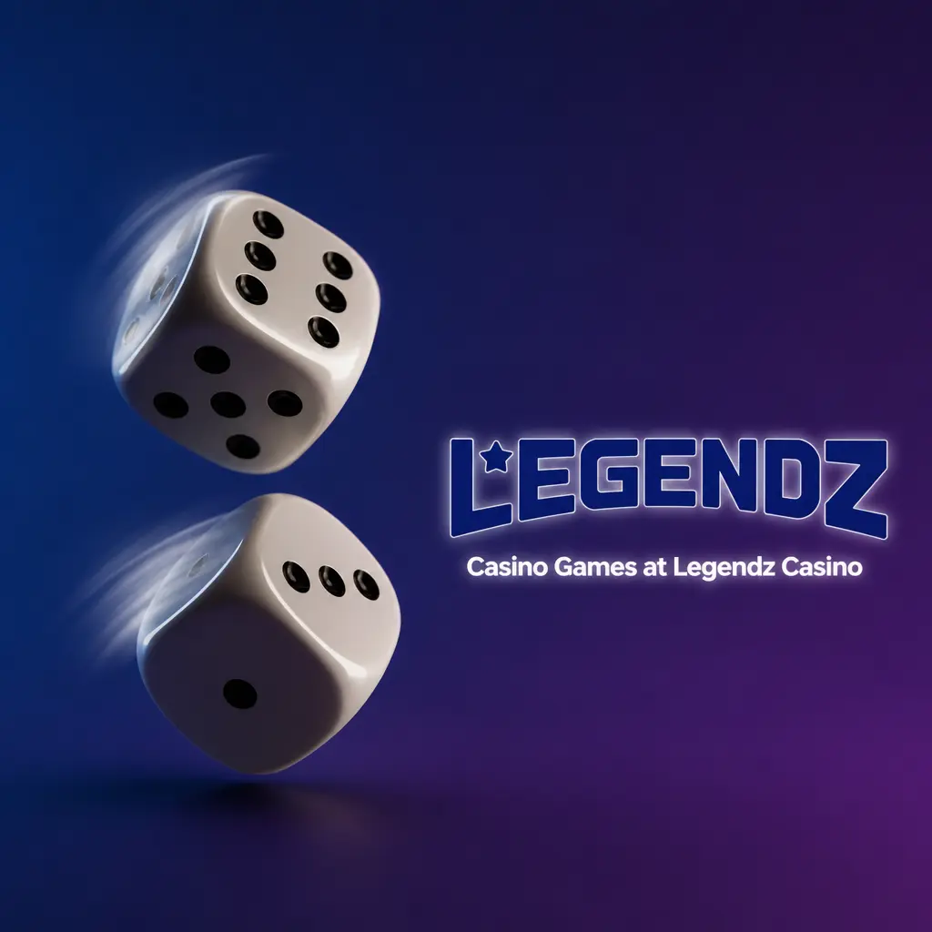 Casino games lobby at Legendz Casino