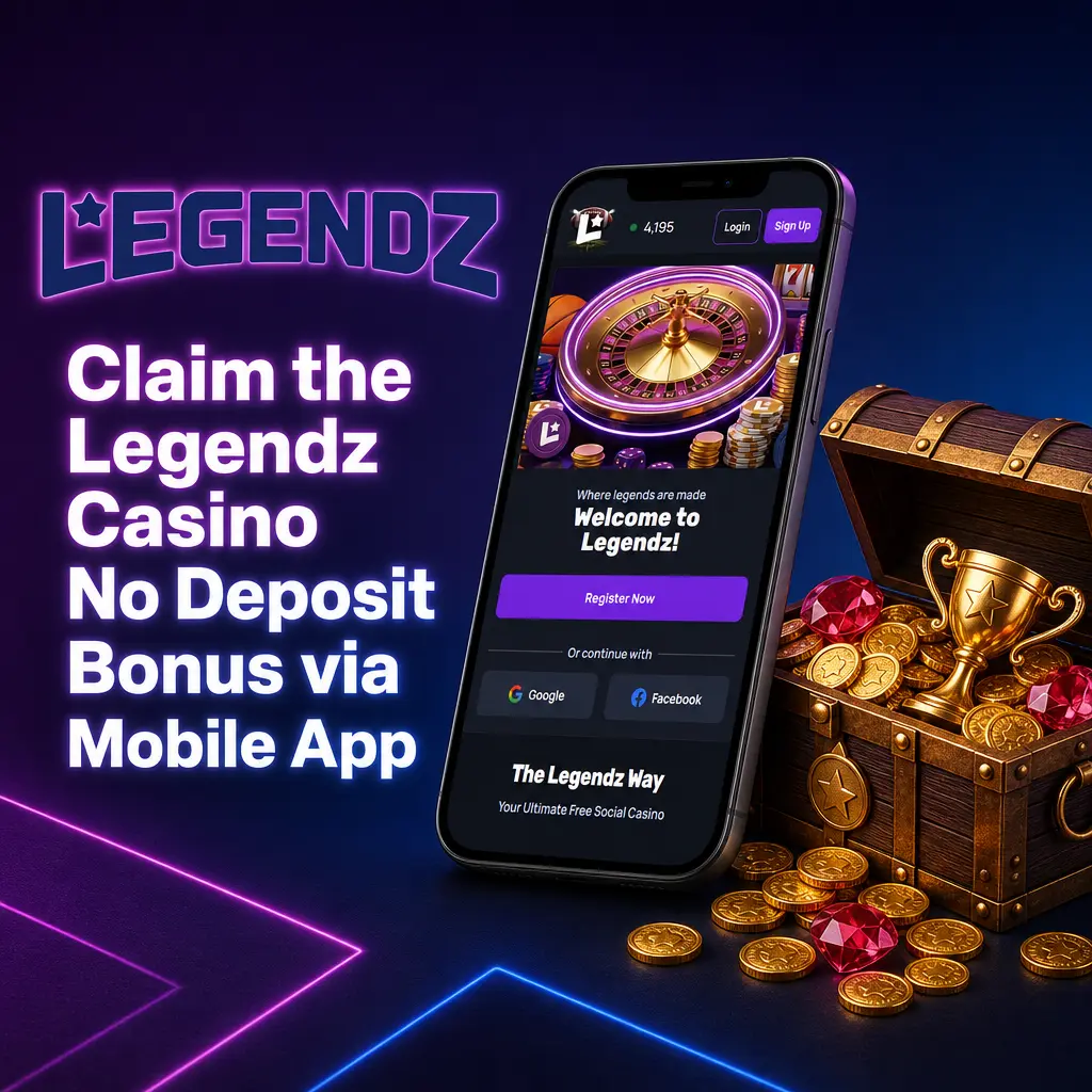 Legendz Casino mobile app screen