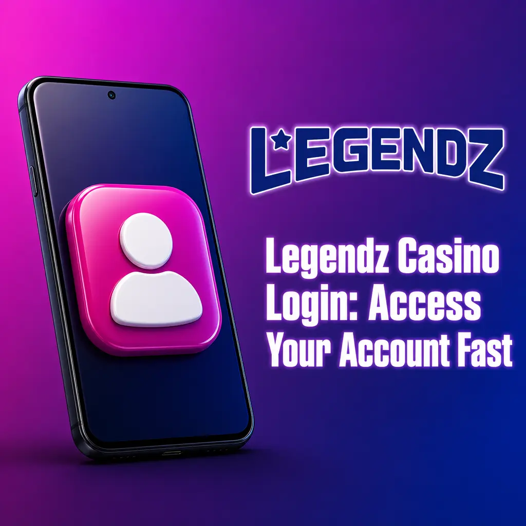 Legendz Casino login screen on desktop and mobile app