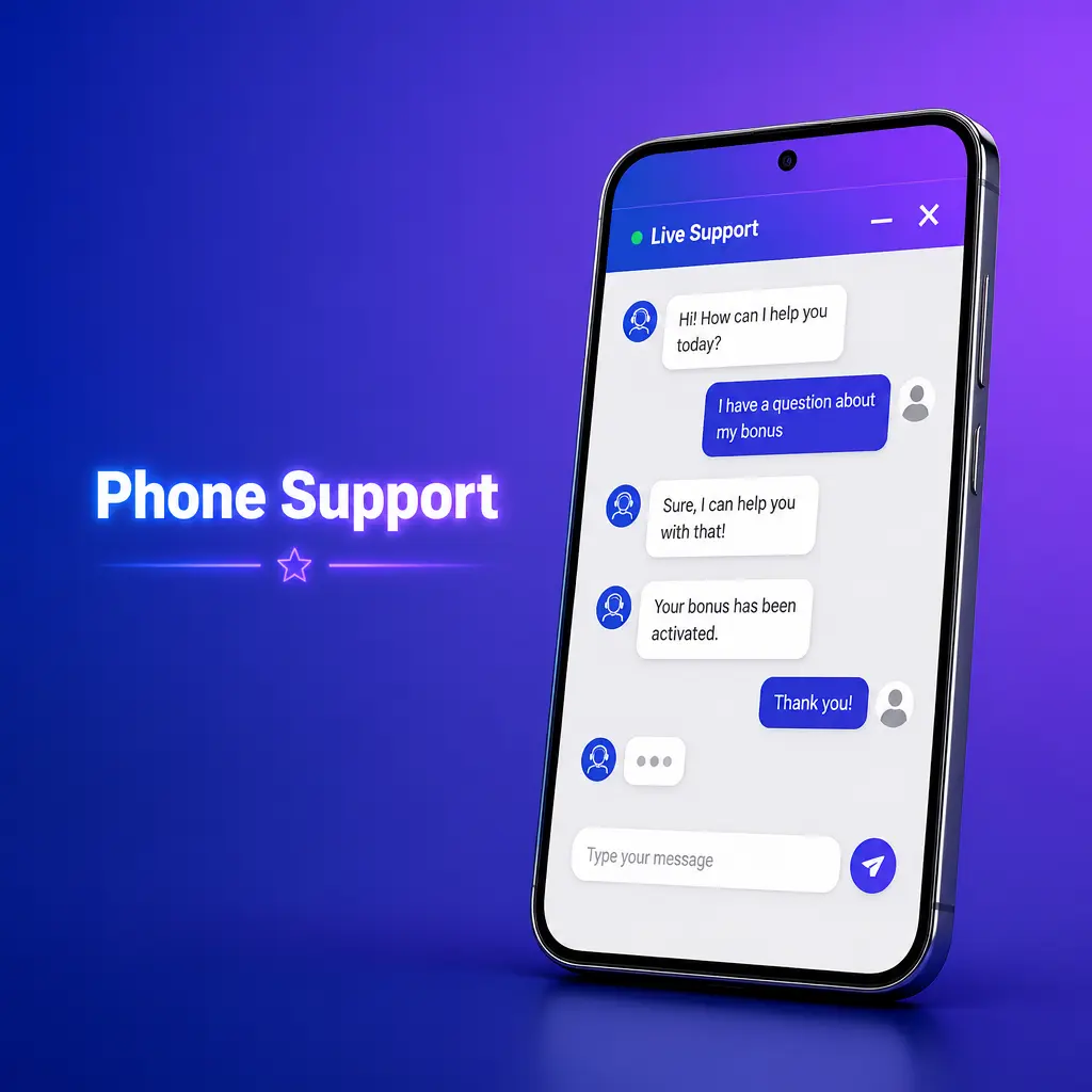 Customer support agent assisting a caller with phone support