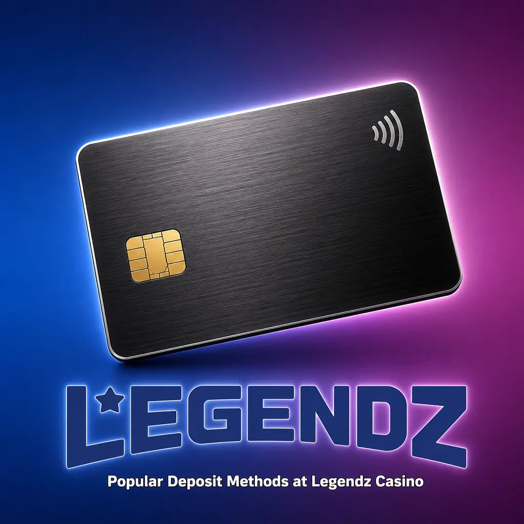 Popular deposit methods available at Legendz Casino